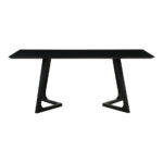 Laksmi Dining Table Rectangular Black Ash - Image 3
