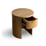 Nina Round Jati Side Table