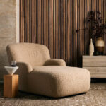 Elina Chaise Lounge - Sheepskin Camel - Image 4