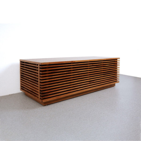 Mahesa Storage Bench Teak Berjeruji