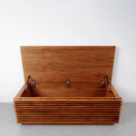 Mahesa Storage Bench Teak Berjeruji - Image 2