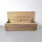 Mahesa Storage Bench Teak Berjeruji - Image 7