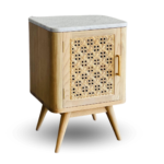 Sinta Jati Marble Top Side Table - Image 3