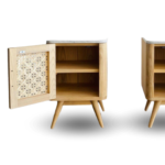 Sinta Jati Marble Top Side Table - Image 5