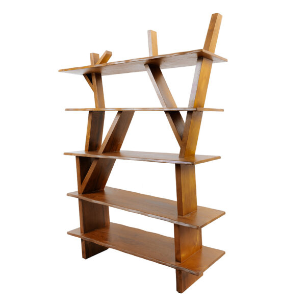 Rak Buku Teak Lintang