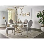 Kasih Dining Table - Round Glass Top - Image 5