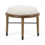 Ottoman Petra - 21" Knoll Natural - Image 3