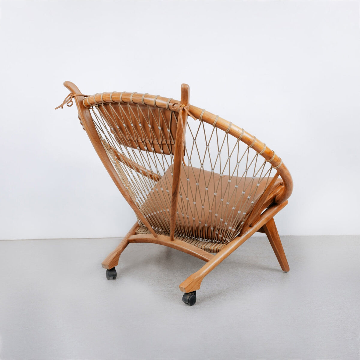 bulan Teak Circle Hoop Chair - Image 4