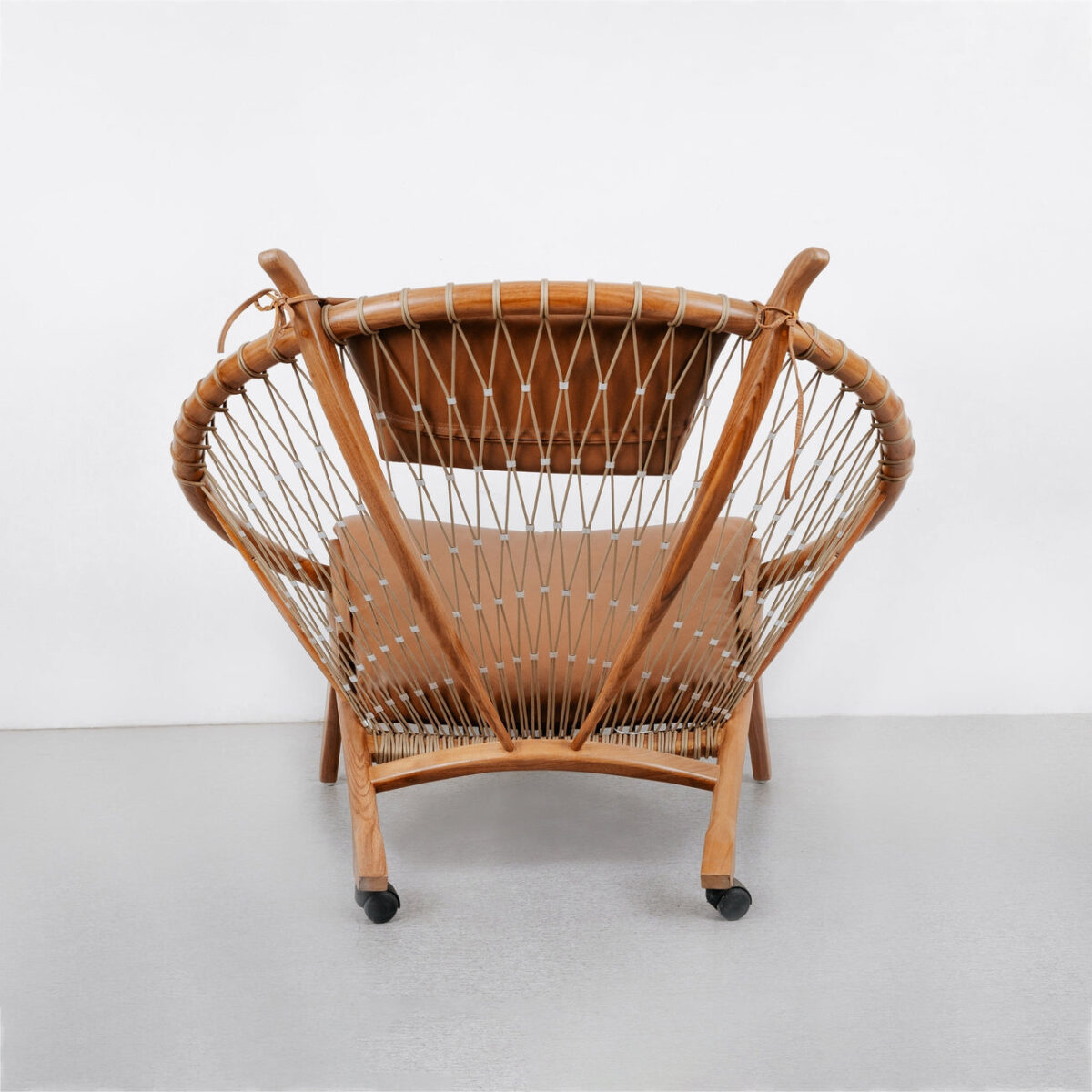 bulan Teak Circle Hoop Chair - Image 3