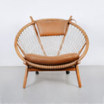 bulan Teak Circle Hoop Chair - Image 2