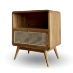 Arjuna Rattan Shelf Nightstand - Image 3