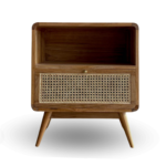 Arjuna Rattan Shelf Nightstand - Image 4