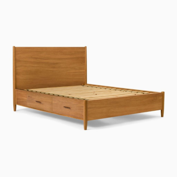 Nadia Teak Storage Bed Frame