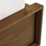 Andi Teak Low Profile Bed Frame - Image 3