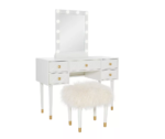 Tia's Teak Vanity Set