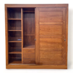Contemporary Teak Sliding Wardrobe