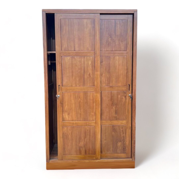 kartini Teak Sliding Door Wardrobe