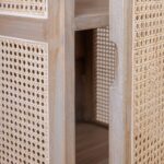 Arjuna Rattan Arched Cabinet - Natural Teak - Image 10