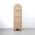 Arjuna Rattan Arched Cabinet - Natural Teak - Image 9