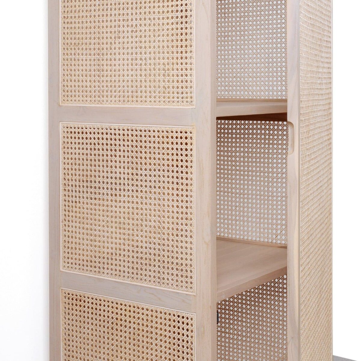 Arjuna Rattan Arched Cabinet - Natural Teak - Image 11