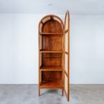 Arjuna Rattan Arched Cabinet - Natural Teak - Image 4