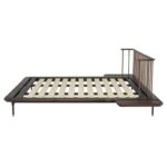 Aditya Teak Platform Bed - Dark Walnut - Image 5