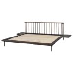 Aditya Teak Platform Bed - Dark Walnut - Image 4