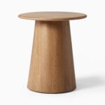 Nadia Teak Side Table - Natural Finish - Image 3