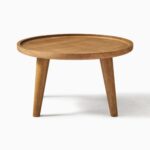 Putri Round Coffee Table - Teak Finish - Image 3
