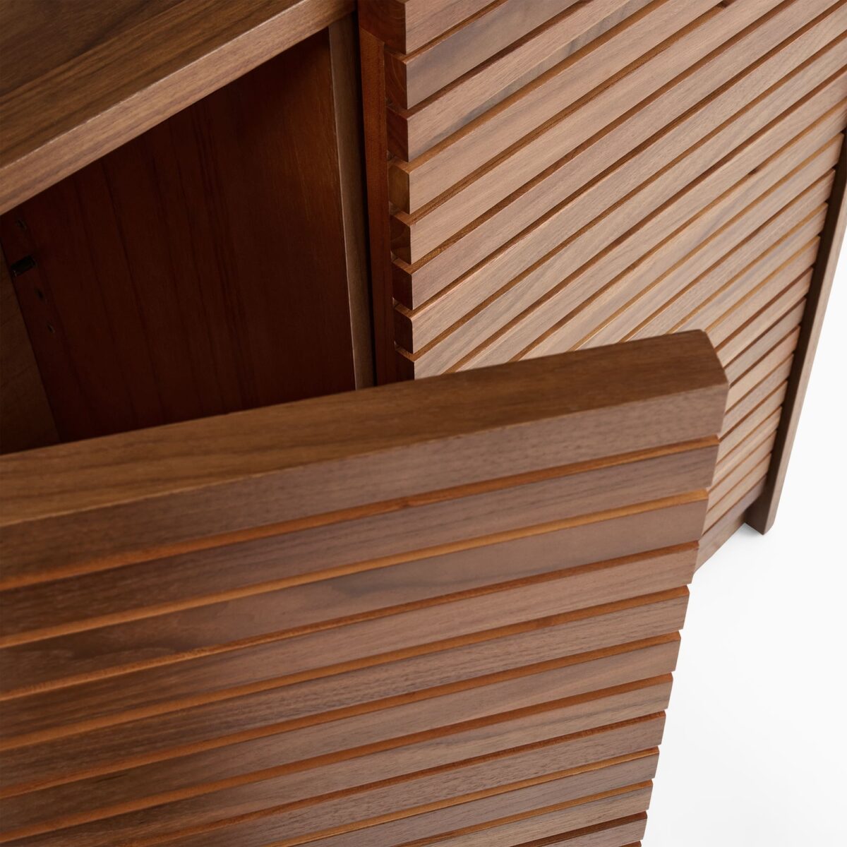 Bryce Teak Bookshelf - Natural Finish - Image 5