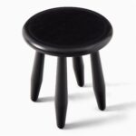 Damar Black Stool - Black Finish - Image 2