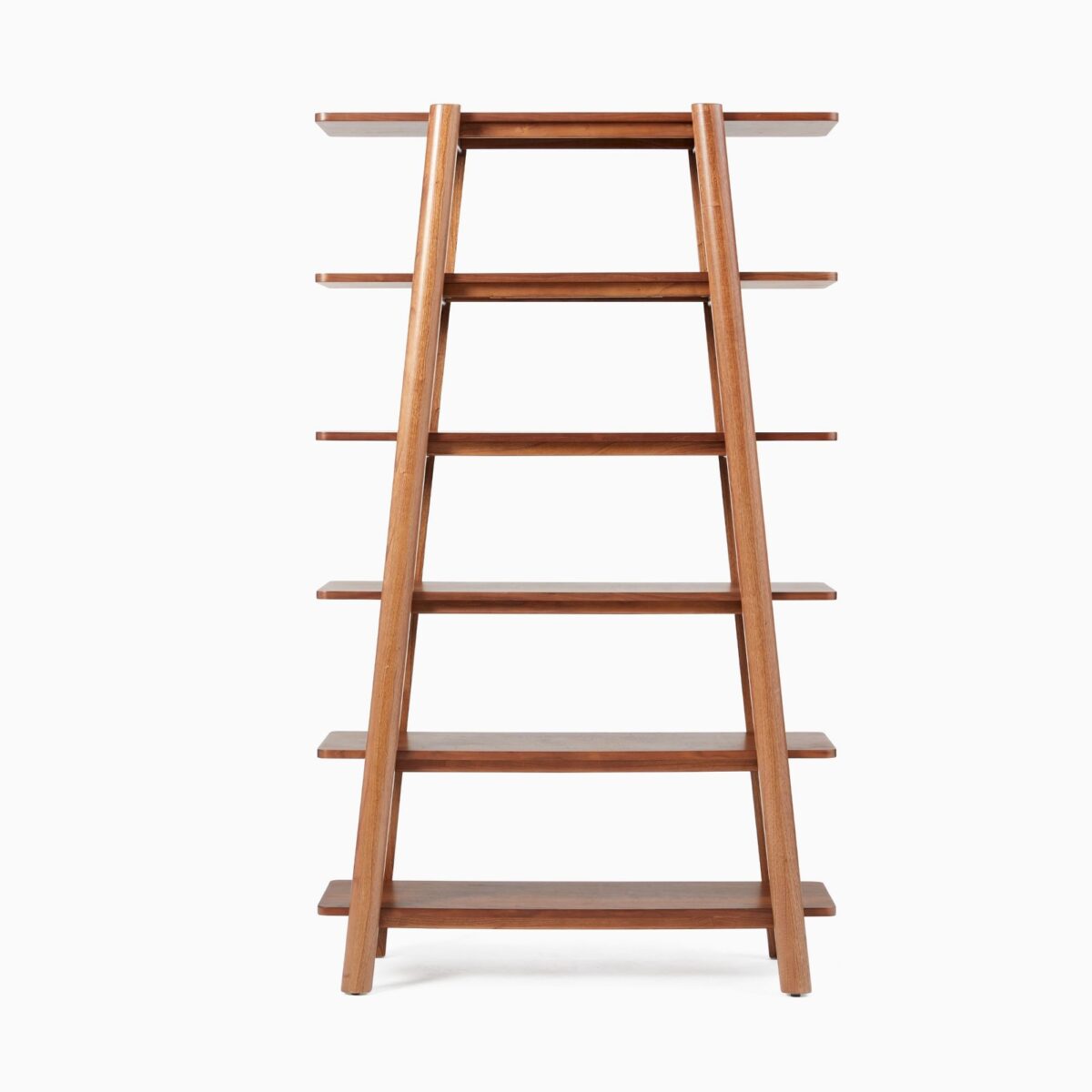 Calgary Teak Bookshelf - Natural Finish - Image 2