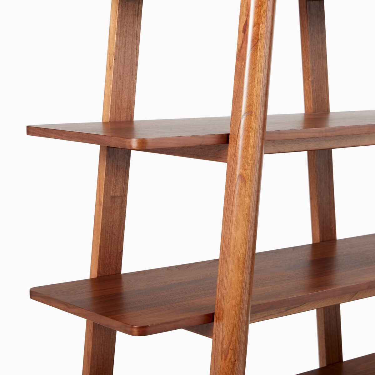 Calgary Teak Bookshelf - Natural Finish - Image 3