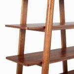 Calgary Teak Bookshelf - Natural Finish - Image 3