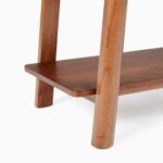 Calgary Teak Bookshelf - Natural Finish - Image 4