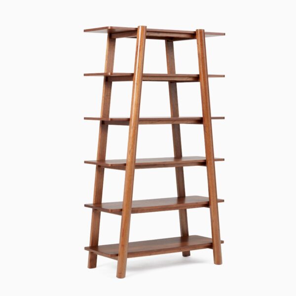 Calgary Teak Bookshelf - Natural Finish