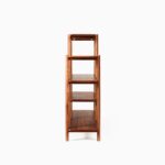 Sunda Teak Tiered Bookshelf - Natural Finish - Image 4