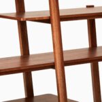 Sunda Teak Tiered Bookshelf - Natural Finish - Image 3