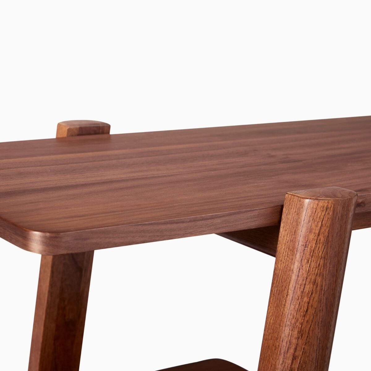 Sunda Teak Tiered Bookshelf - Natural Finish - Image 8