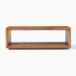 Arjuna Solid Wood Coffee Table - Natural Finish - Image 3