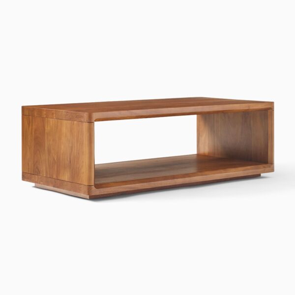 Arjuna Solid Wood Coffee Table - Natural Finish
