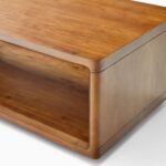 Arjuna Solid Wood Coffee Table - Natural Finish - Image 2