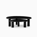 Kartika Nesting Coffee Tables - Black Finish - Image 5