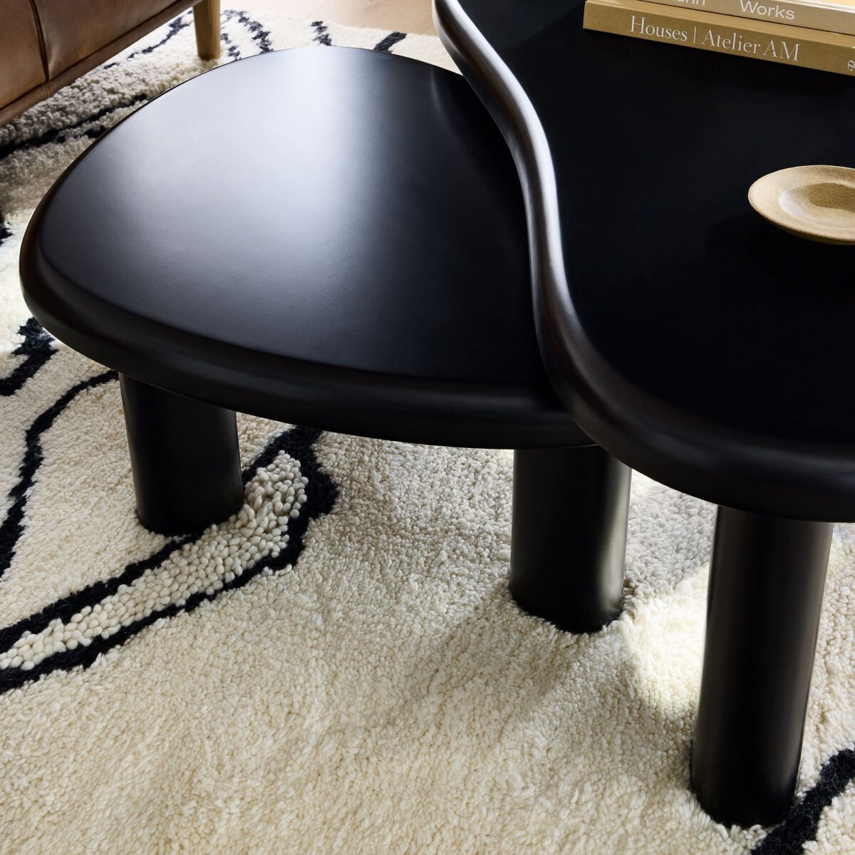Kartika Nesting Coffee Tables - Black Finish - Image 6