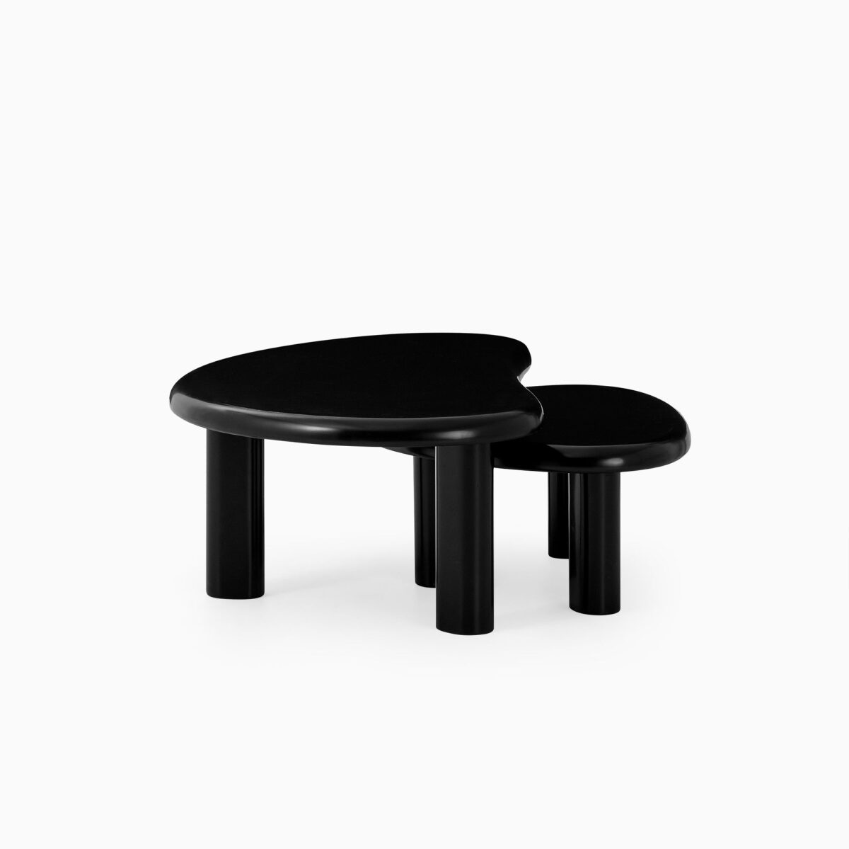 Kartika Nesting Coffee Tables - Black Finish - Image 3