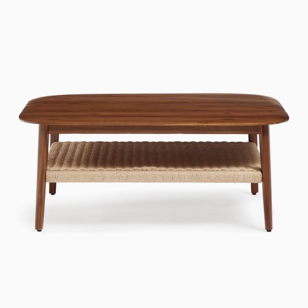 Dewi Teak Square Coffee Table - Natural Finish