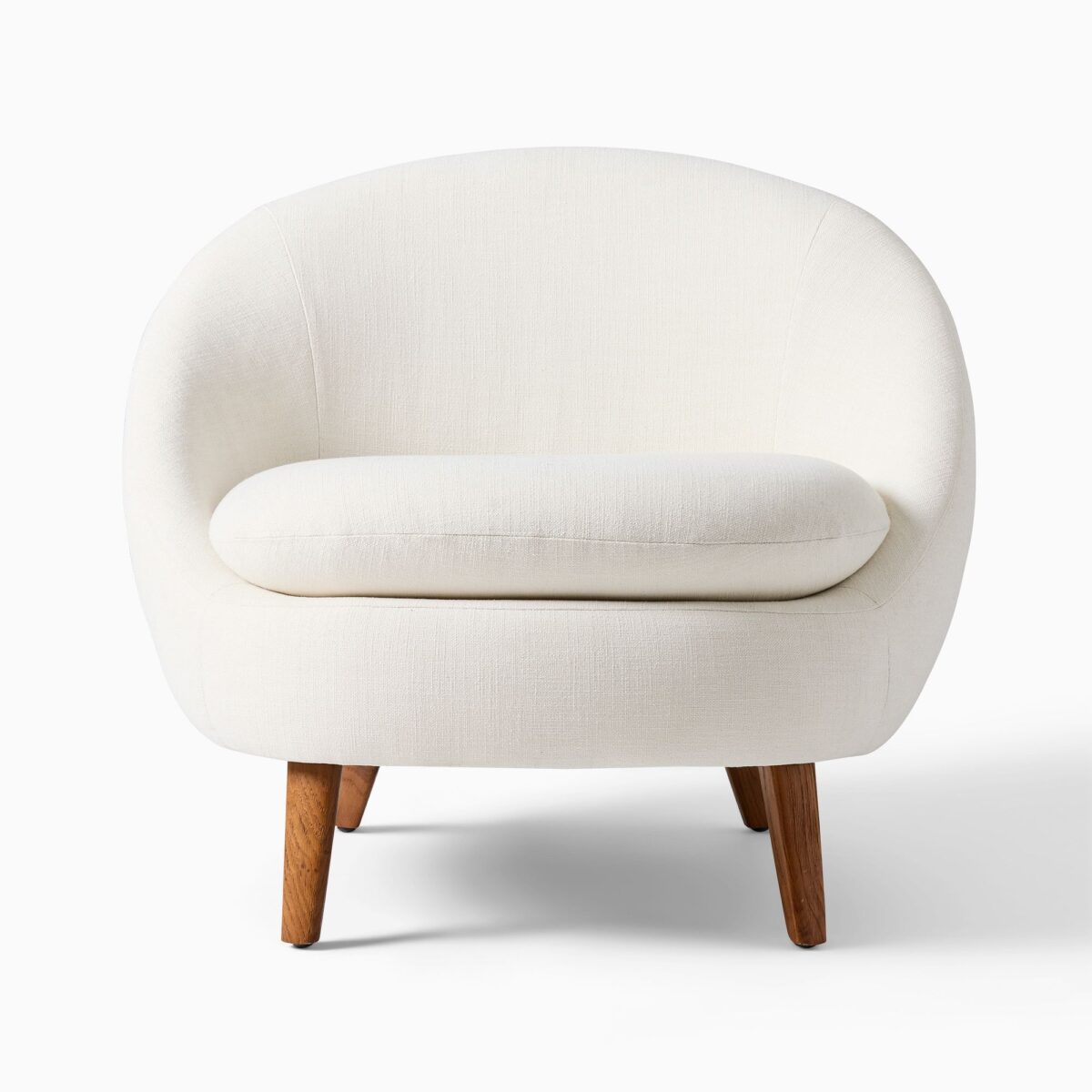 Dewi Lounge Chair - Ivory Finish - Image 3