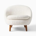 Dewi Lounge Chair - Ivory Finish - Image 3