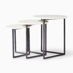 Bima Marble Nesting Tables - Set of tree