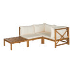 Ananta Teak Outdoor Sofa Set - Natural Finish